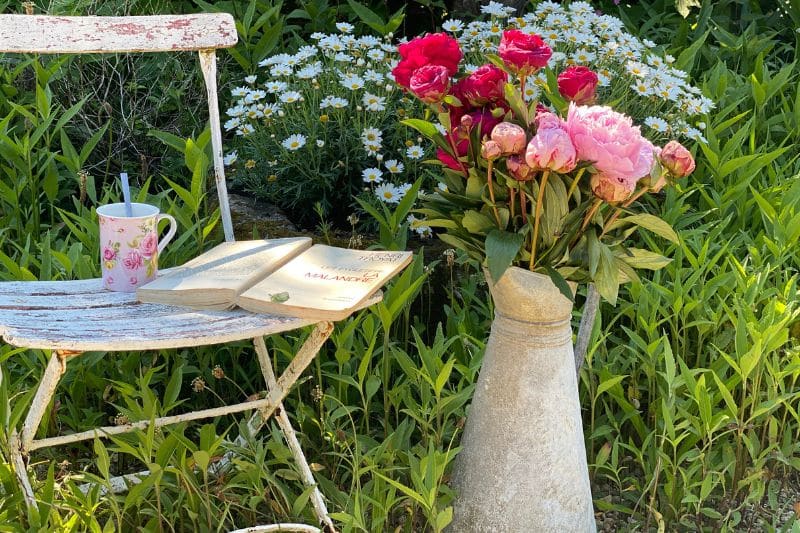 bouquet pivoines
