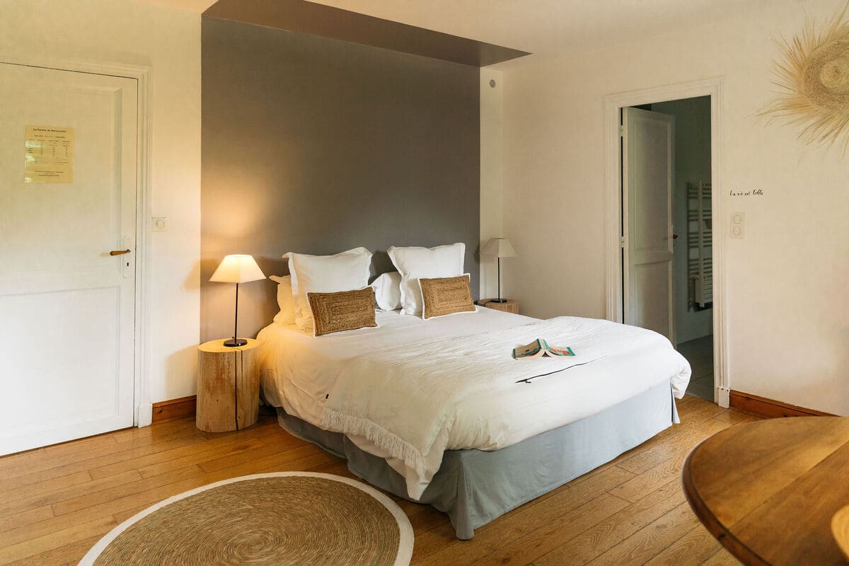 vue lit chambre belle ile